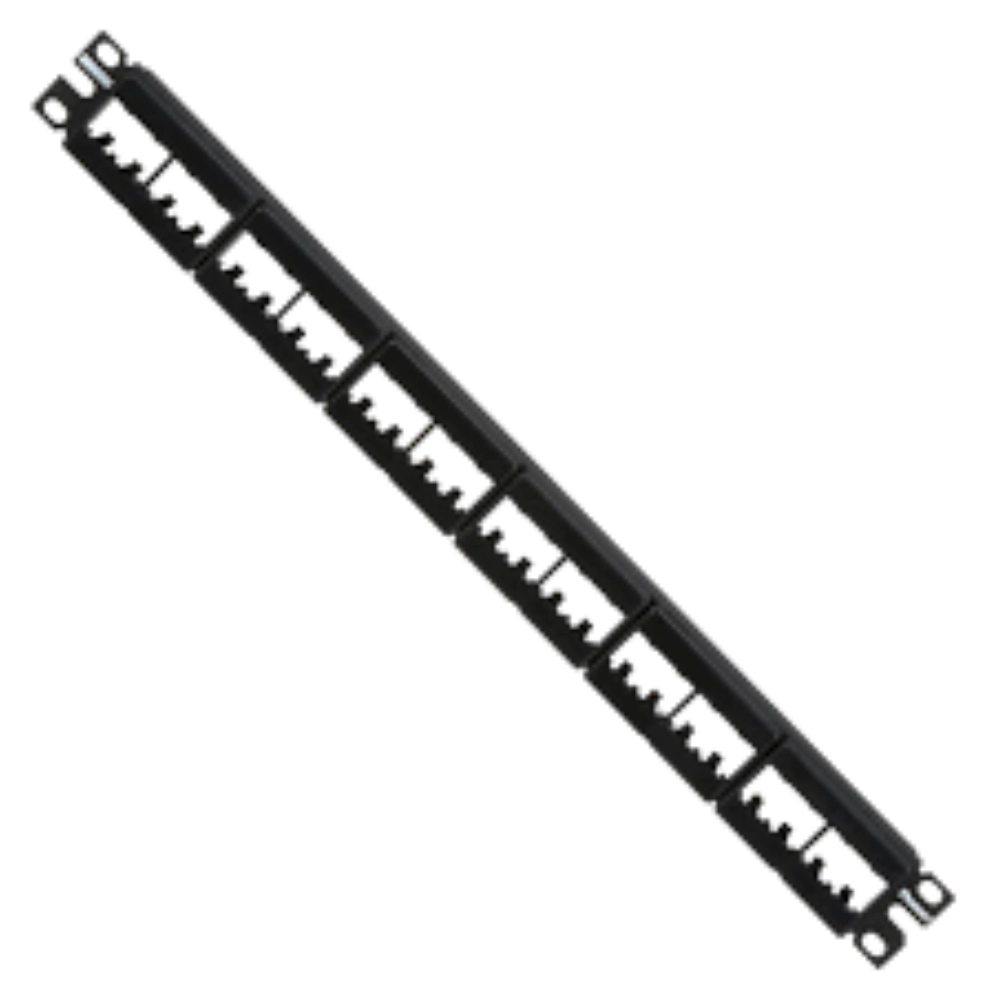 Mini-Com® Patch Panel, 24 Port, 1 RU, BL 
